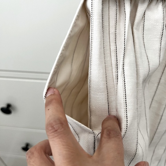 [ASOS] Paperbag Striped Shorts - Picture 4 of 5